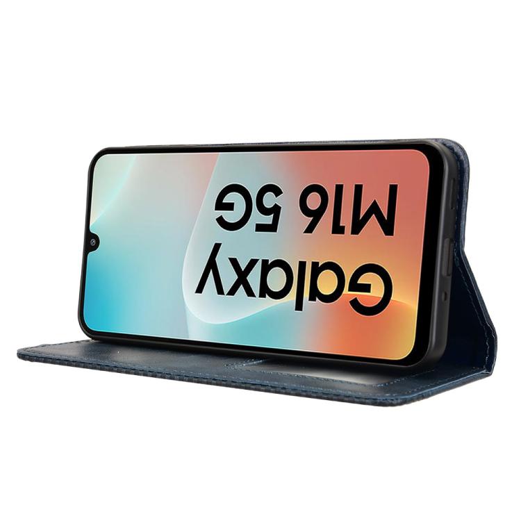 For Samsung Galaxy F16 5G / M16 5G Magnetic Buckle Retro Texture Leather Phone Case