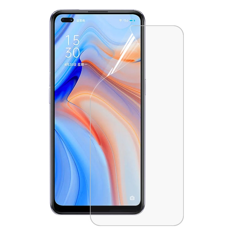 For OPPO Reno4 Full Screen Protector Explosion-proof Hydrogel Film