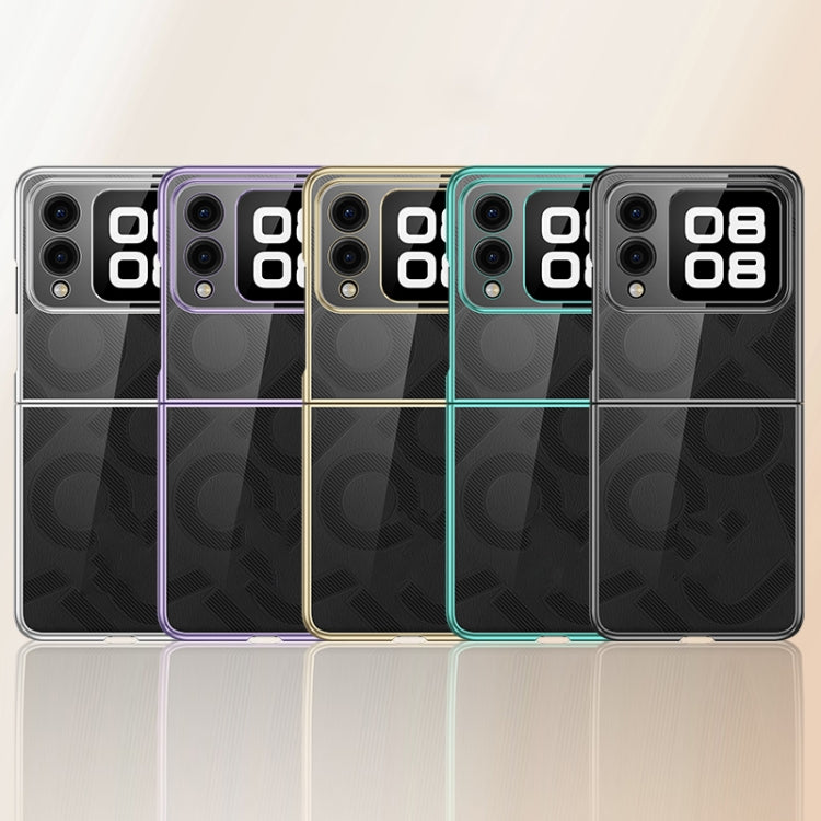 For Huawei nova Flip 6D Electroplating PC Shockproof Phone Case