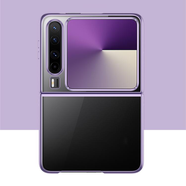 For Huawei Pura X 6D Electroplating PC Shockproof Phone Case