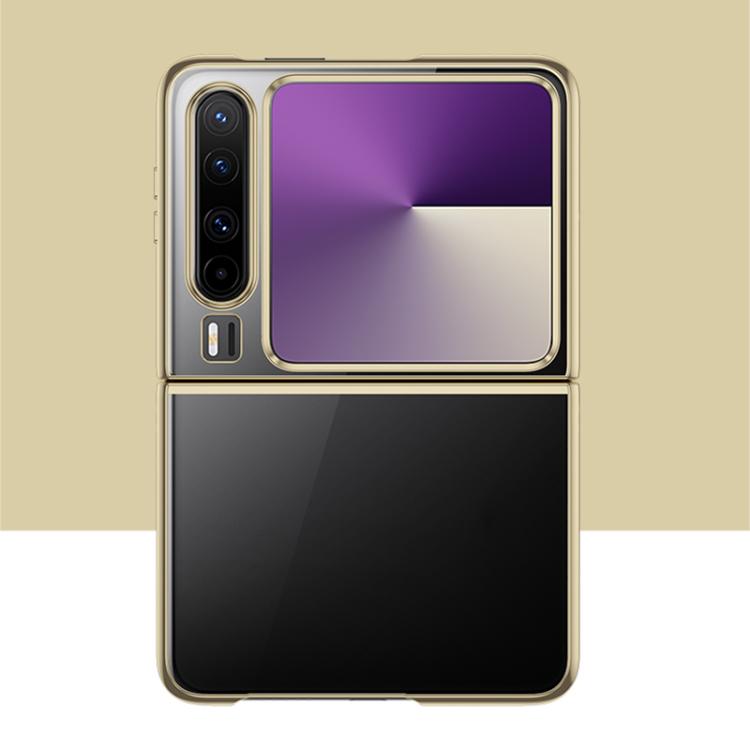 For Huawei Pura X 6D Electroplating PC Shockproof Phone Case