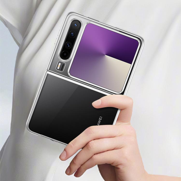 For Huawei Pura X 6D Electroplating PC Shockproof Phone Case