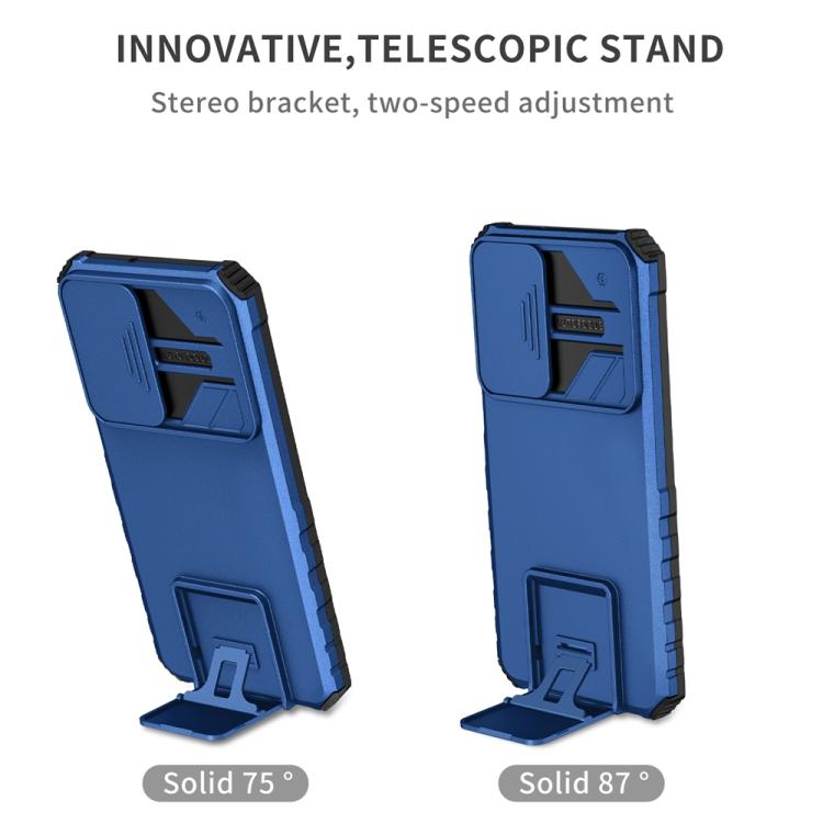 For Samsung Galaxy A16  4G / 5G Stereoscopic Holder Sliding Camshield Phone Case