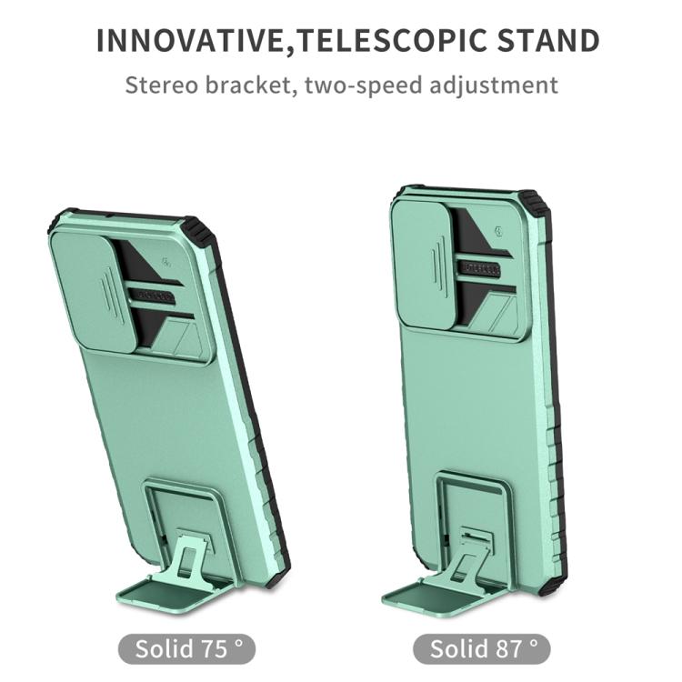 For Samsung Galaxy A16  4G / 5G Stereoscopic Holder Sliding Camshield Phone Case
