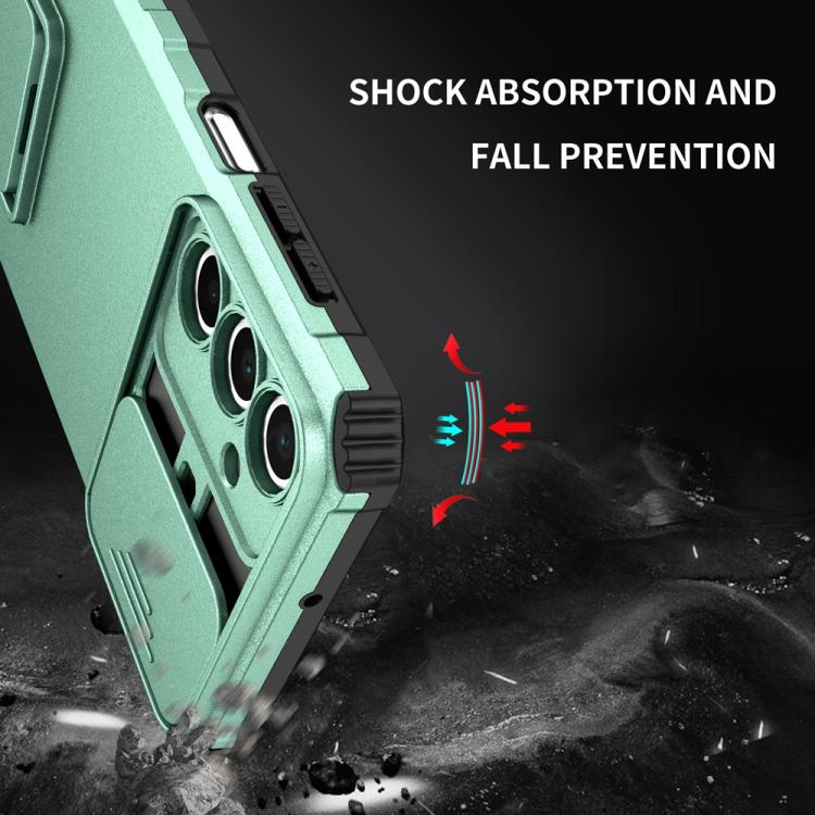 For Samsung Galaxy A16  4G / 5G Stereoscopic Holder Sliding Camshield Phone Case