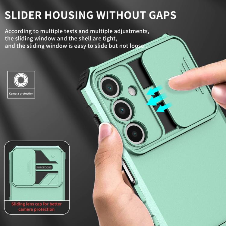 For Samsung Galaxy A16  4G / 5G Stereoscopic Holder Sliding Camshield Phone Case