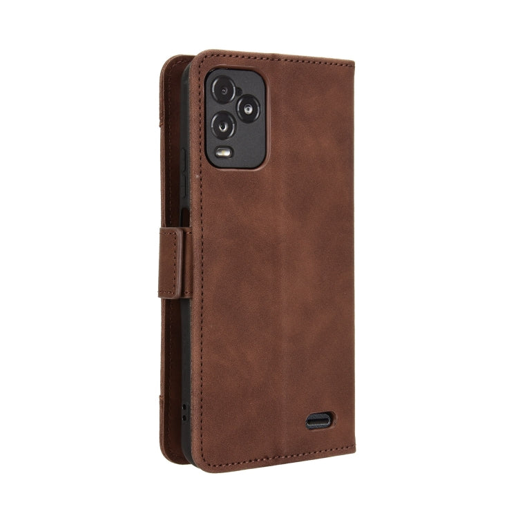 For BLU View 5 Pro Skin Feel Calf Texture Card Slots Leather Phone Case