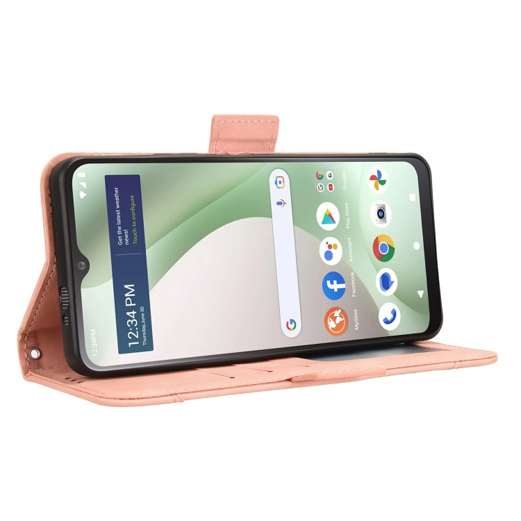 For BLU View 5 Skin Feel Calf Texture Card Slots Leather Phone Case