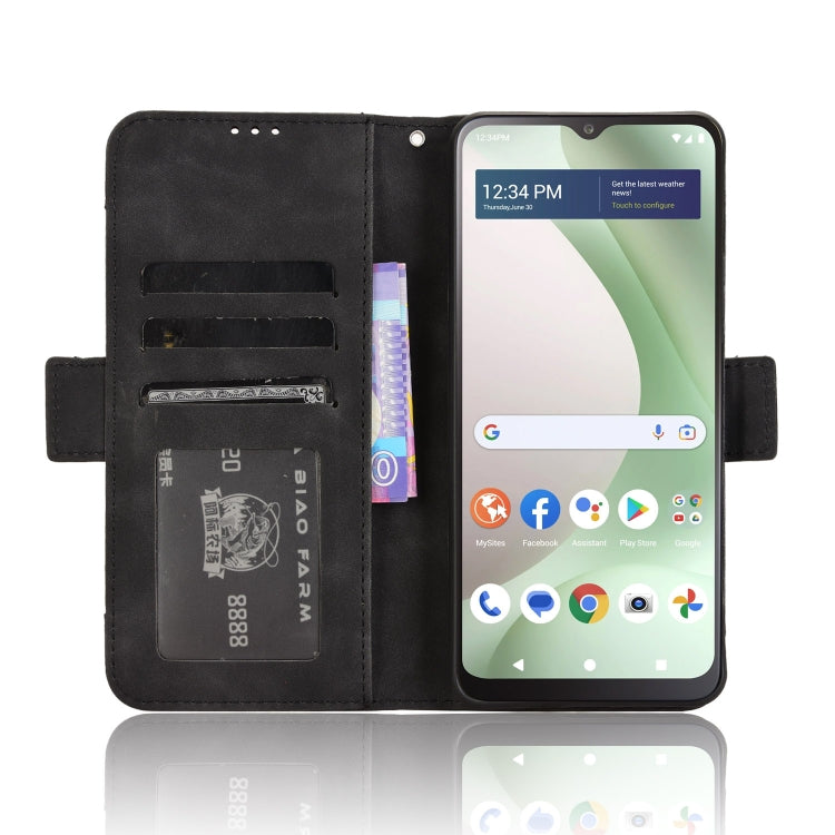 For BLU View 5 Skin Feel Calf Texture Card Slots Leather Phone Case