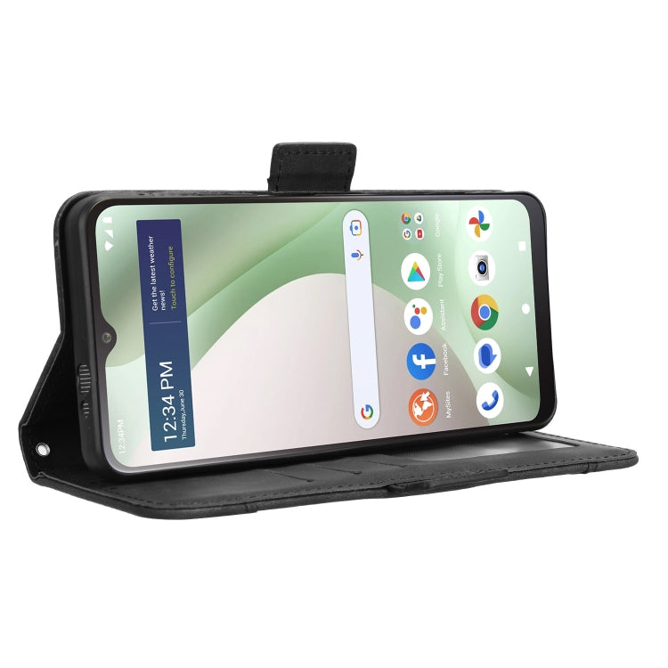 For BLU View 5 Skin Feel Calf Texture Card Slots Leather Phone Case