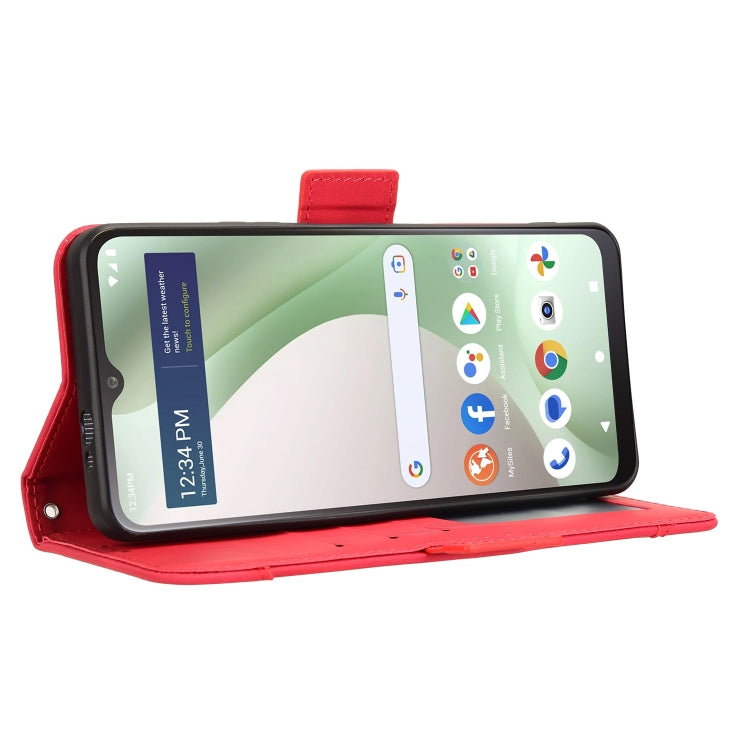For BLU View 5 Skin Feel Calf Texture Card Slots Leather Phone Case