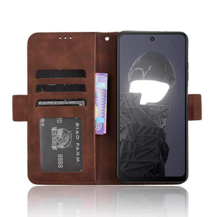 For HMD Fusion 5G Skin Feel Calf Texture Card Slots Leather Phone Case