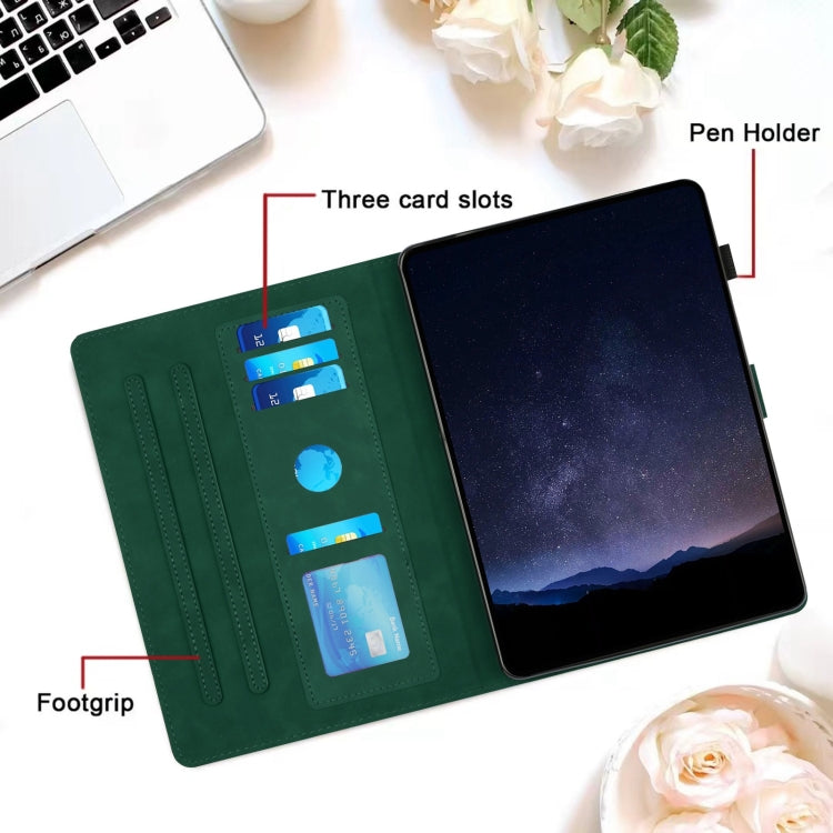 For Samsung Galaxy Tab A7 2020 T500 Honeycomb Embossed Leather Smart Tablet Case