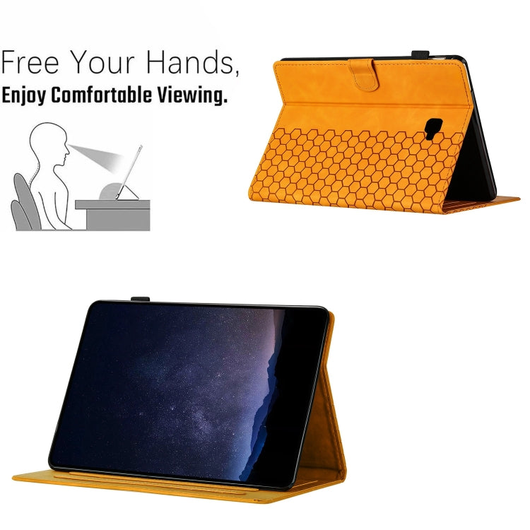 For Samsung Galaxy Tab A 10.1 2016 T580 Honeycomb Embossed Leather Smart Tablet Case