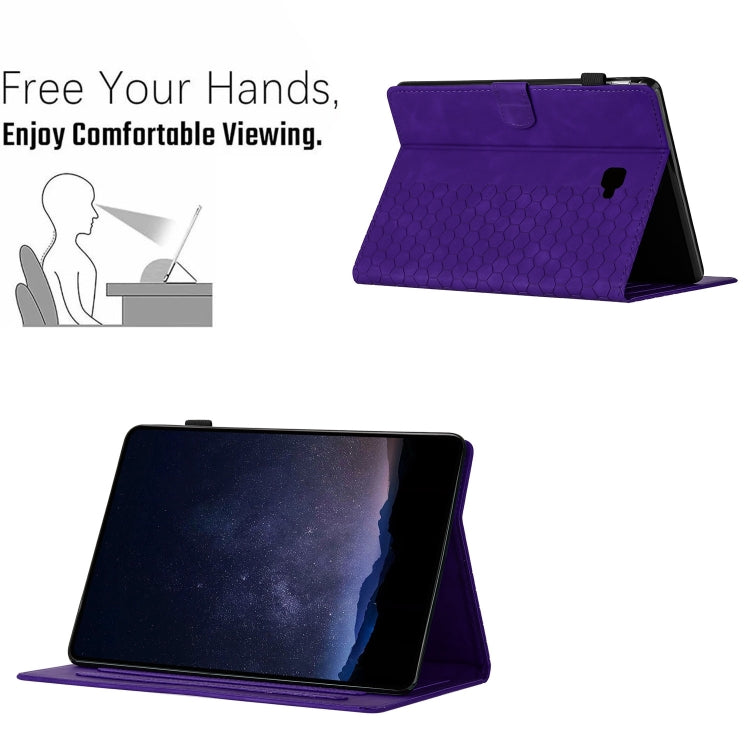 For Samsung Galaxy Tab A 10.1 2016 T580 Honeycomb Embossed Leather Smart Tablet Case