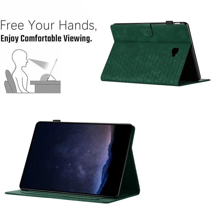For Samsung Galaxy Tab A 10.1 2016 T580 Honeycomb Embossed Leather Smart Tablet Case
