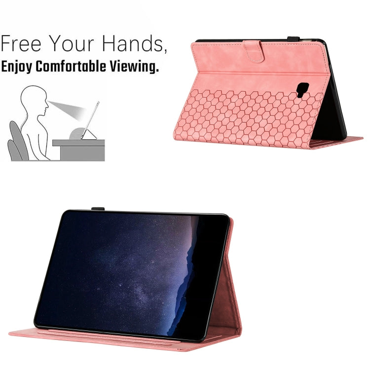For Samsung Galaxy Tab A 10.1 2016 T580 Honeycomb Embossed Leather Smart Tablet Case