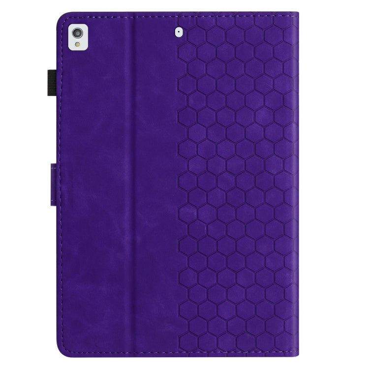For Samsung Galaxy Tab A7 Lite T220 Honeycomb Embossed Leather Tablet Case
