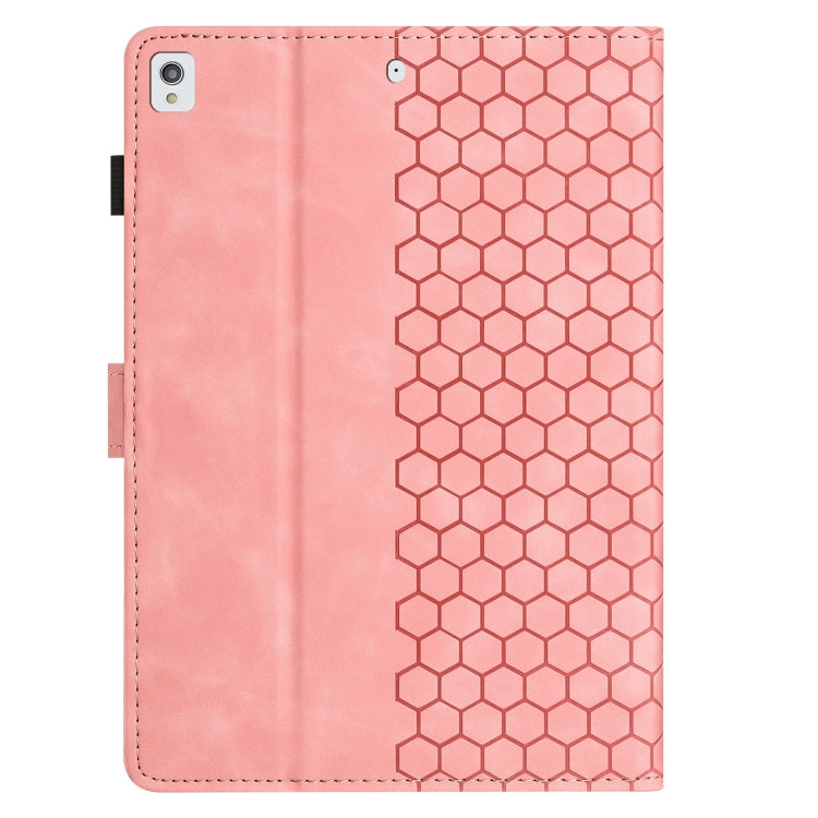 For Samsung Galaxy Tab A7 Lite T220 Honeycomb Embossed Leather Tablet Case