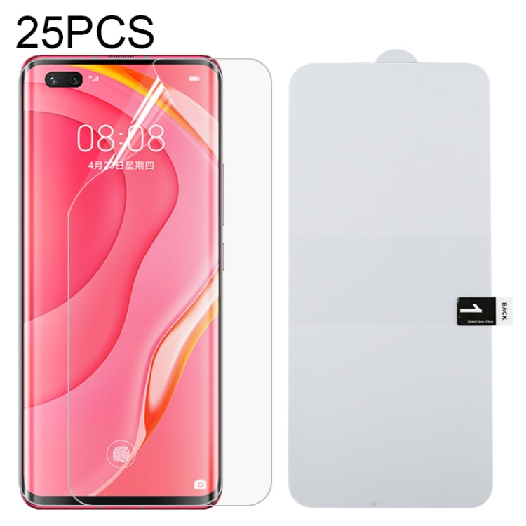 For Huawei Nova 7 Pro 25 PCS Full Screen Protector Explosion-proof Hydrogel Film