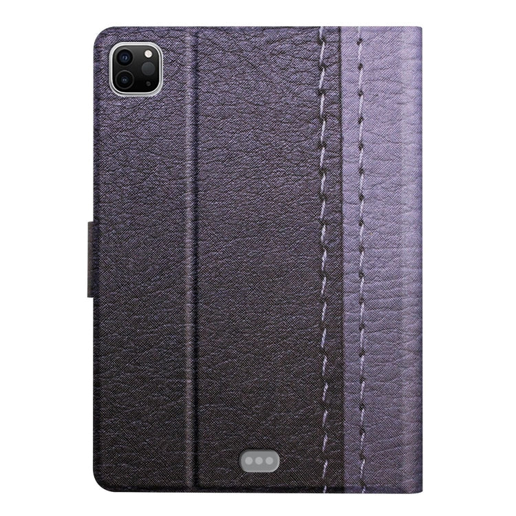 For iPad Pro 11 2025 / 2024 Stitching Solid Color Flip Leather Smart Tablet Case