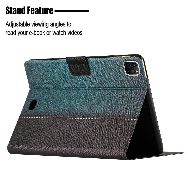 For iPad Pro 11 2025 / 2024 Stitching Solid Color Flip Leather Smart Tablet Case
