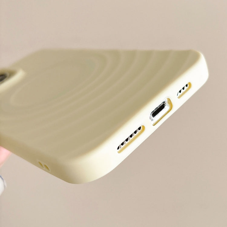 For iPhone 15 Pro Frosted Wave Texture MagSafe Magnetic TPU Phone Case