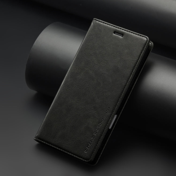 For iPhone 16 Pro Max LC.IMEEKE RFID Anti-theft Leather Phone Case