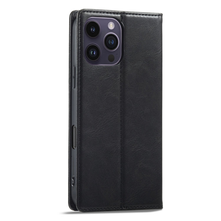 For iPhone 16 Pro Max LC.IMEEKE RFID Anti-theft Leather Phone Case