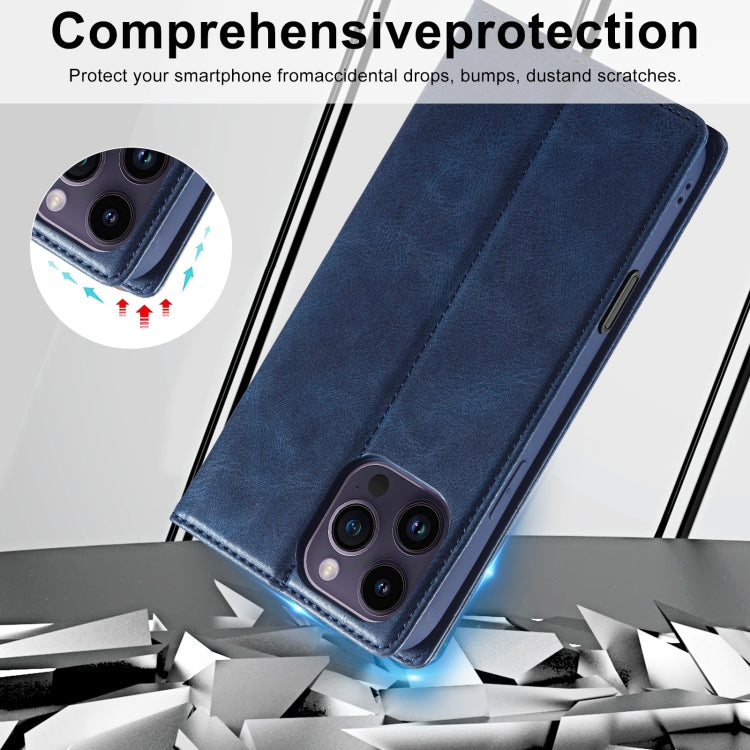 For iPhone 16 Pro LC.IMEEKE RFID Anti-theft Leather Phone Case