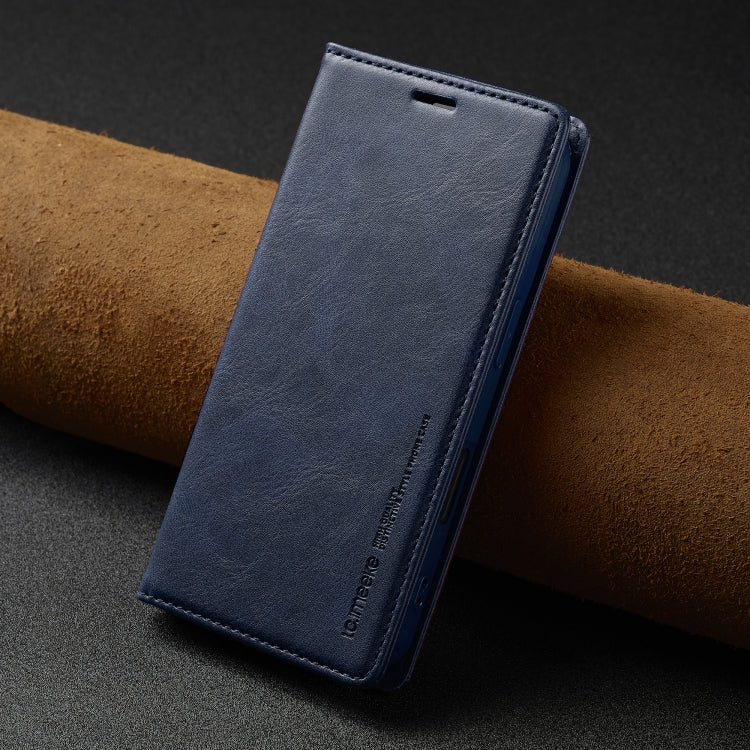 For iPhone 16 LC.IMEEKE RFID Anti-theft Leather Phone Case