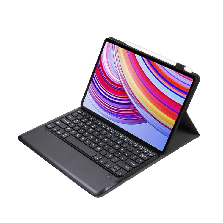 For Xiaomi Redmi Pad Pro 12.1 A0N11 Detachable Bluetooth Keyboard TPU Lambskin Leather Tablet Case