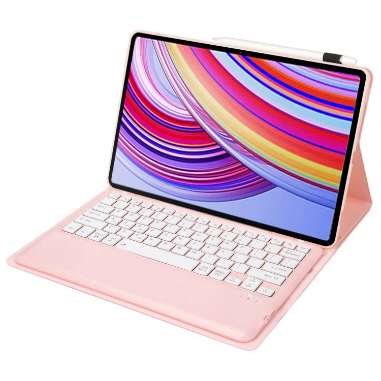 For Xiaomi Redmi Pad Pro 12.1 A0N11 Detachable Bluetooth Keyboard TPU Lambskin Leather Tablet Case