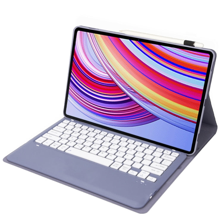 For Xiaomi Redmi Pad Pro 12.1 A0N11 Detachable Bluetooth Keyboard TPU Lambskin Leather Tablet Case
