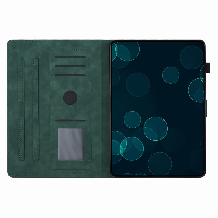 For iPad Pro 11 2025 / 2024 Butterflies Embossed Leather Smart Tablet Case