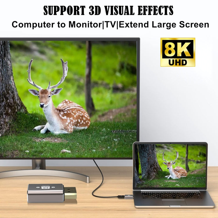 8K Ultra DP Female to Female Adapter