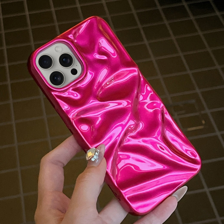 For iPhone 15 Pro Max Water Ripple Electroplating Paint TPU Phone Case