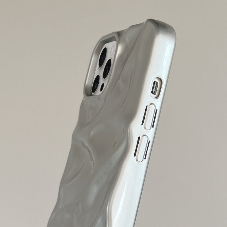 For iPhone 15 Pro Max Water Ripple Electroplating Paint TPU Phone Case