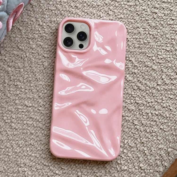 For iPhone 15 Pro Water Ripple Electroplating Paint TPU Phone Case