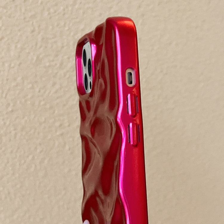 For iPhone 15 Pro Water Ripple Electroplating Paint TPU Phone Case