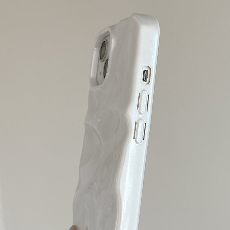 For iPhone 15 Plus Water Ripple Electroplating Paint TPU Phone Case