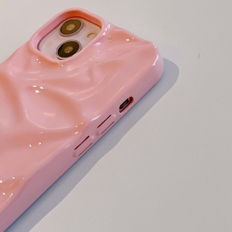 For iPhone 15 Plus Water Ripple Electroplating Paint TPU Phone Case