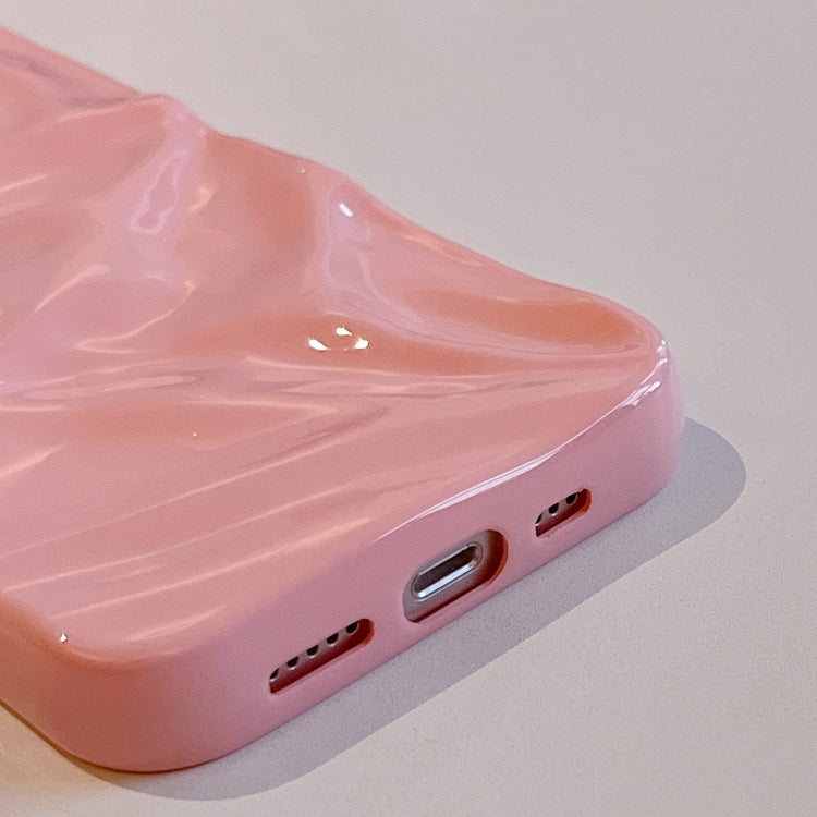 For iPhone 15 Plus Water Ripple Electroplating Paint TPU Phone Case