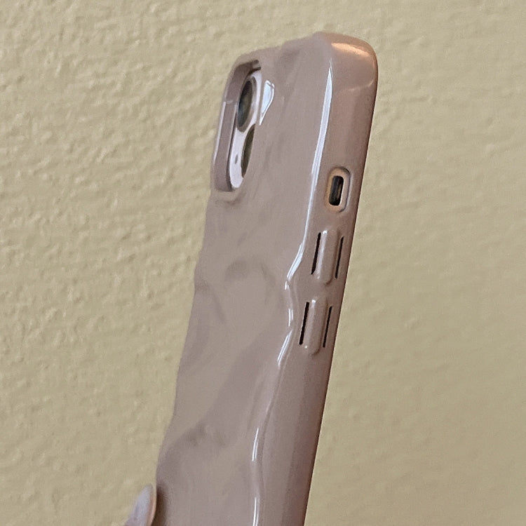 For iPhone 15 Plus Water Ripple Electroplating Paint TPU Phone Case
