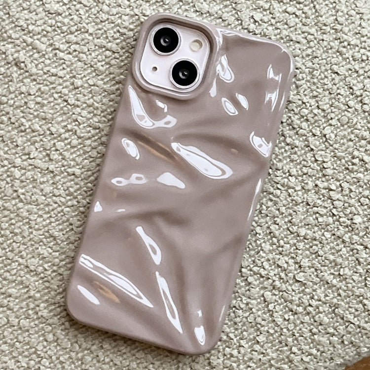For iPhone 15 Plus Water Ripple Electroplating Paint TPU Phone Case