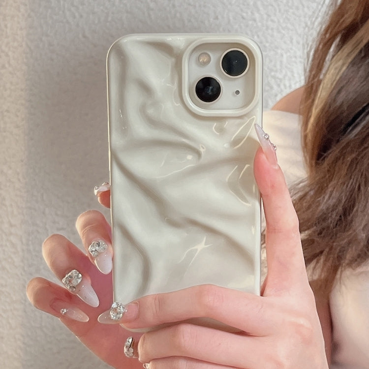 For iPhone 15 Plus Water Ripple Electroplating Paint TPU Phone Case