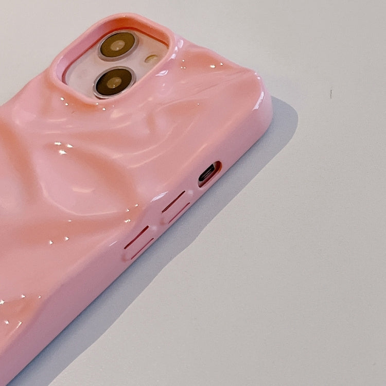 For iPhone 15 Water Ripple Electroplating Paint TPU Phone Case