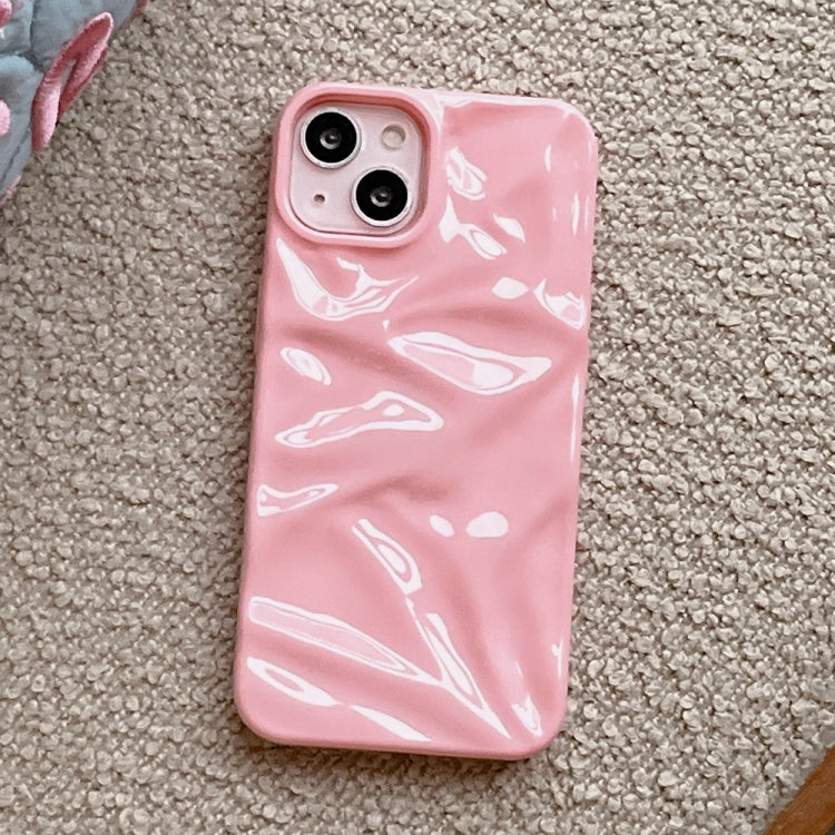 For iPhone 15 Water Ripple Electroplating Paint TPU Phone Case