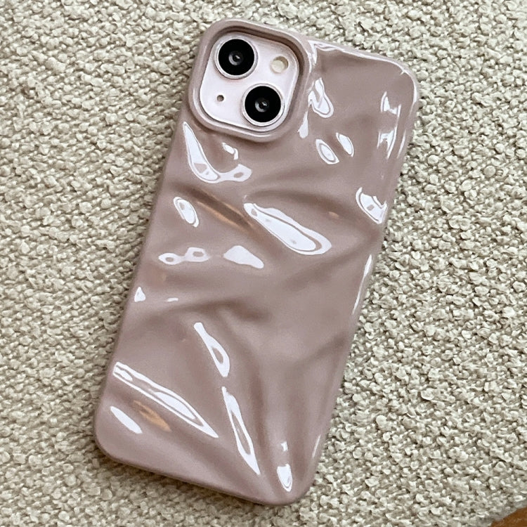 For iPhone 15 Water Ripple Electroplating Paint TPU Phone Case