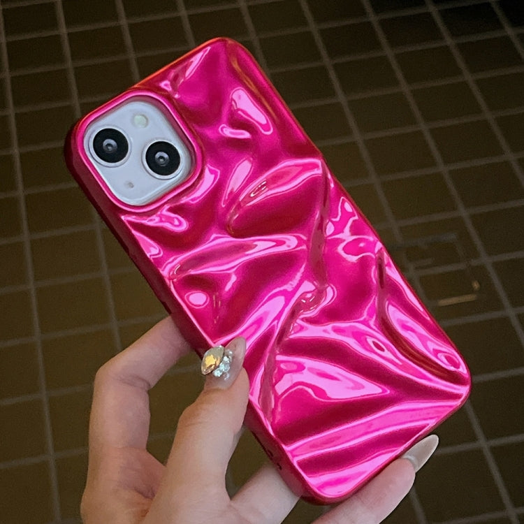 For iPhone 15 Water Ripple Electroplating Paint TPU Phone Case